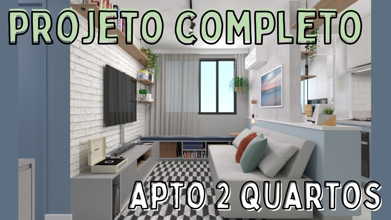 APARTAMENTO DE 2 QUARTOS - ALVENARIA ESTRUTURAL
