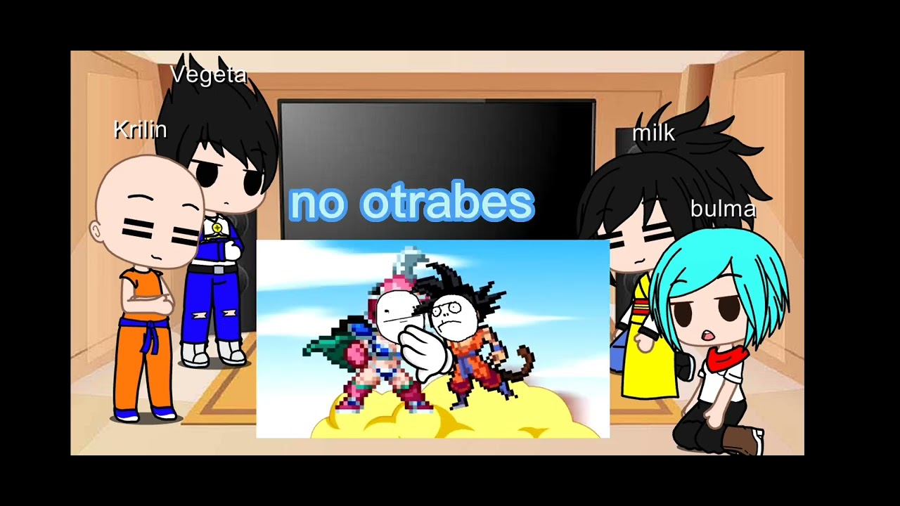 los ex amigos de goku raccionan a la saga de goku chiquito