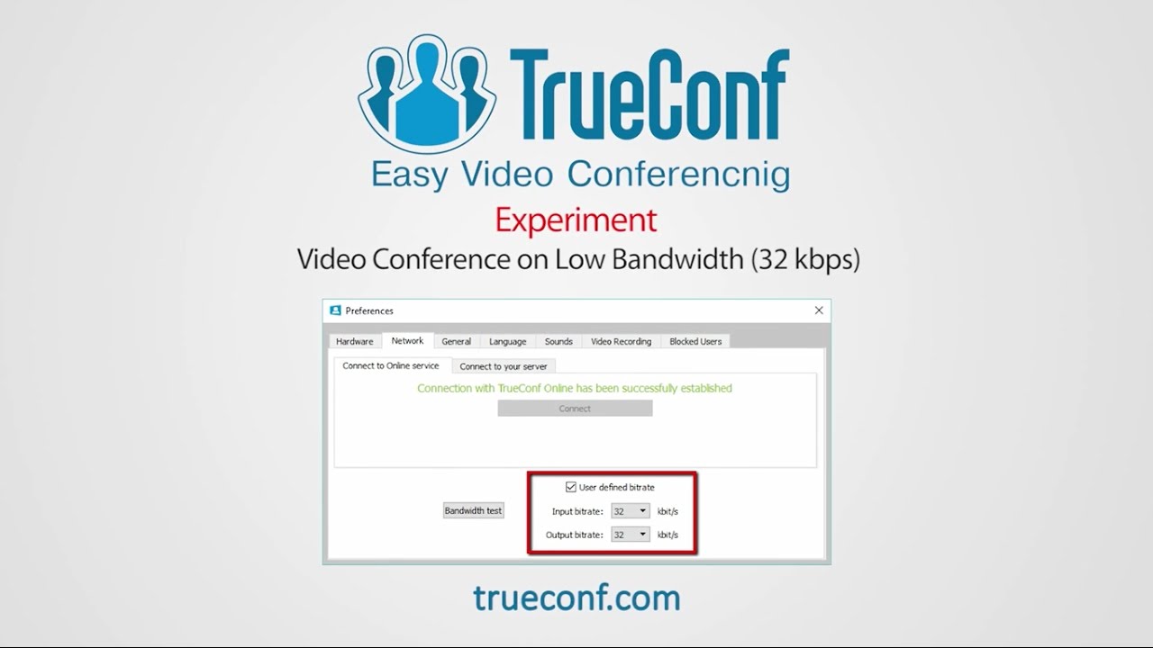 [Experiment] Video Conference on Low Bandwidth (32 kbps)