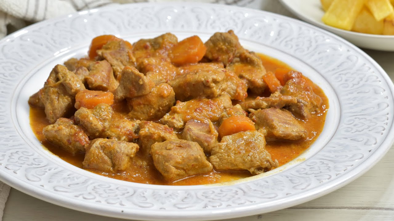 Carne en salsa tradicional y sabrosa😋😋