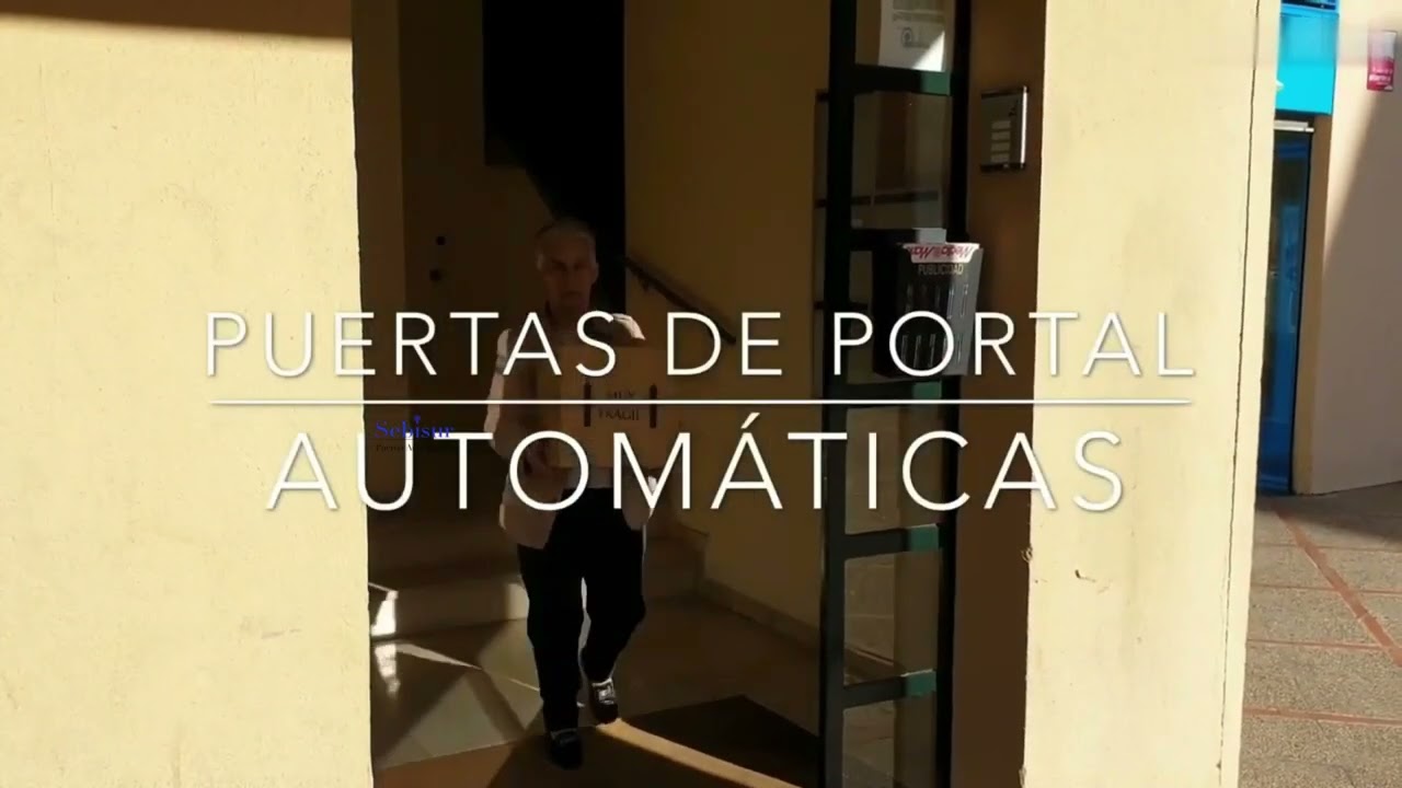 Puerta de Portal Autom&aacute;tica