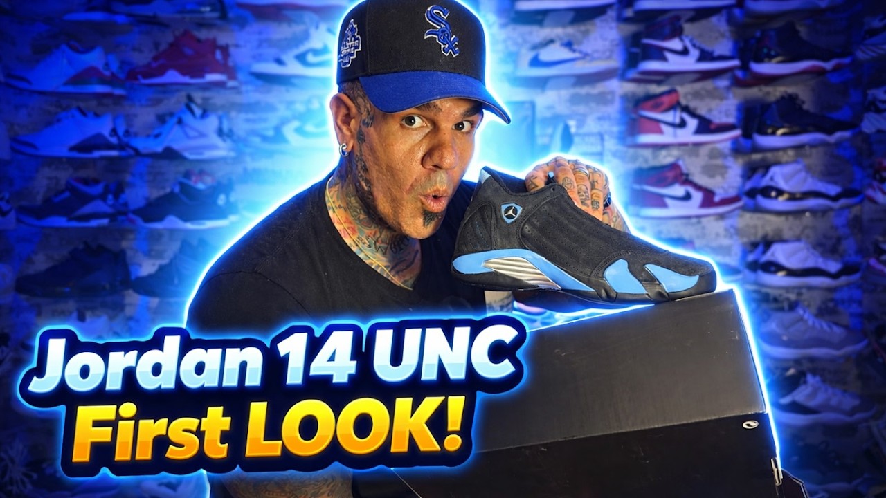 Jordan 14 UNC: первый взгляд!