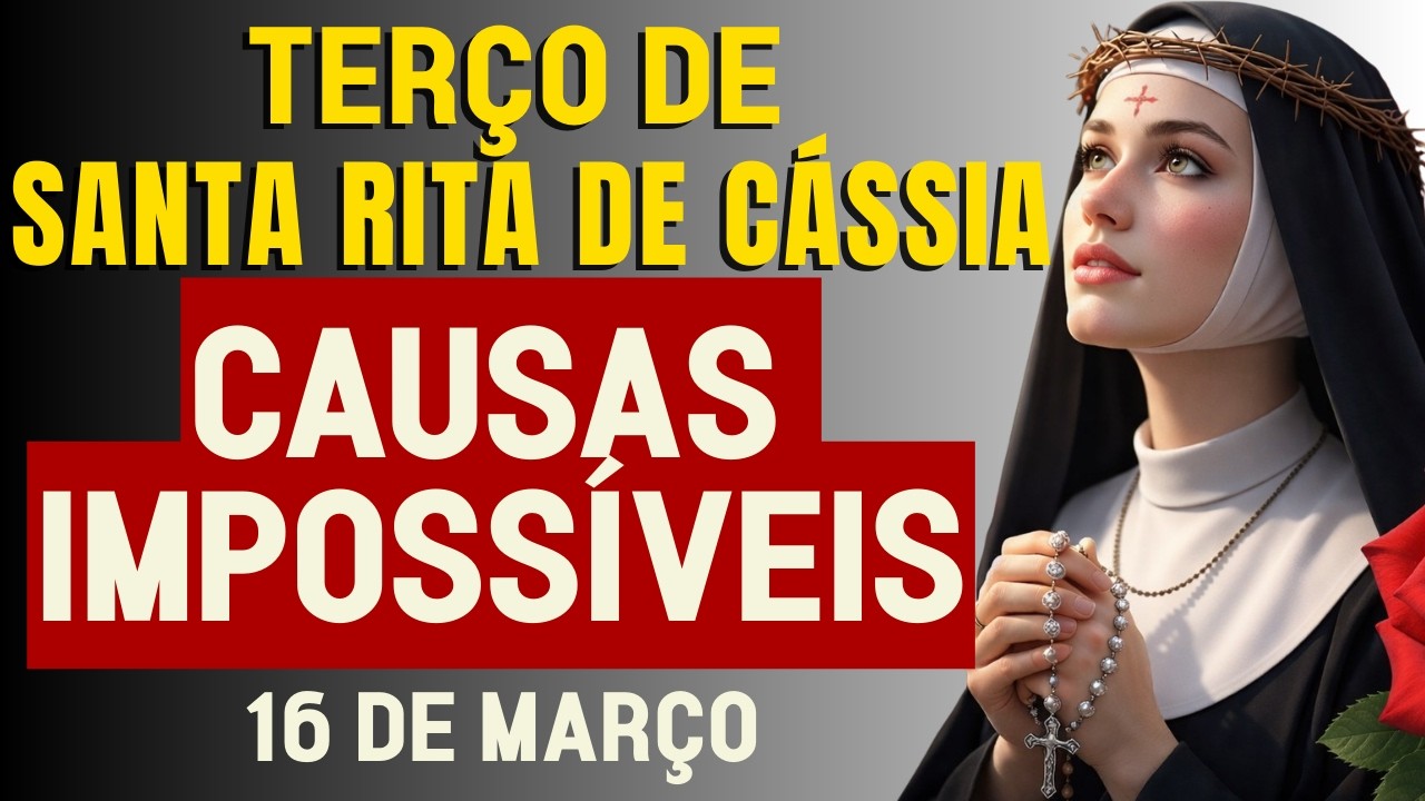 SE VOCÊ PRECISA DE UM MILAGRE, REZE ESTE TERÇO DE SANTA RITA VEJA RESPOSTA DO CEU
