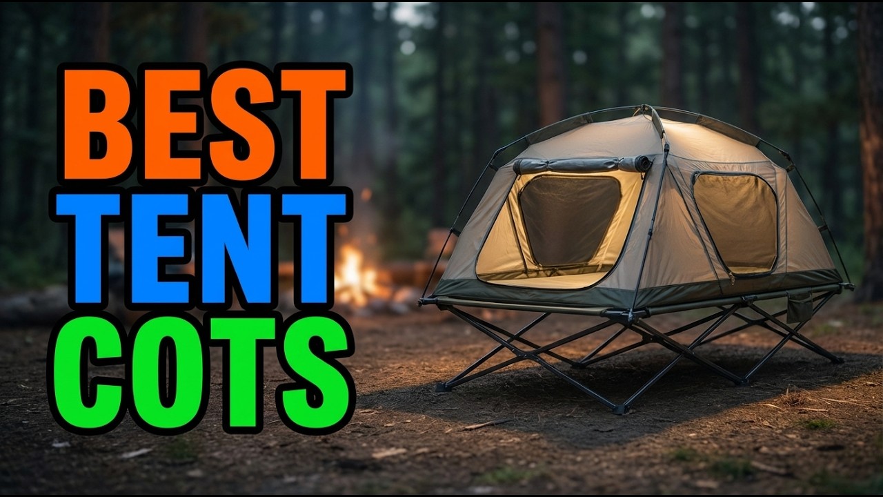 TOP 5 Best Tent Cots For Camping 2026