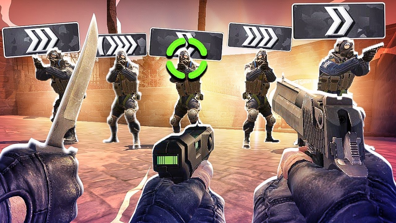 FIZ 5 GLOBAIS só de DESERT, ZEUS e FACA contra 5 PRATAS, morri na FACA!