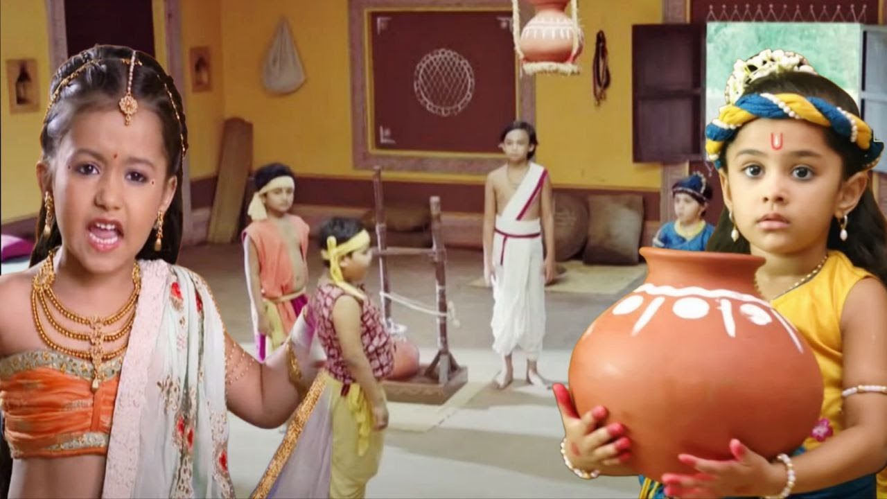 चोरी करते वक्त पकड़े गए कान्हा – राधा का गुस्सा देखने लायक था!