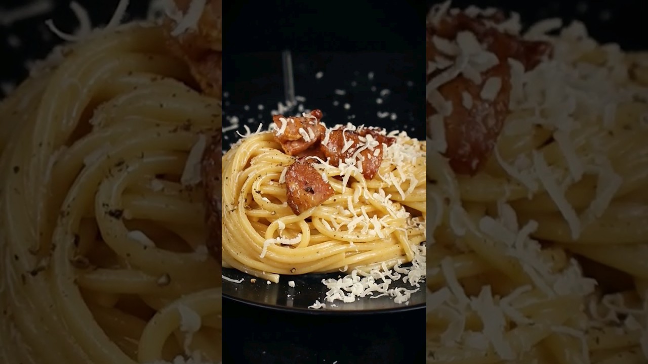 Spaghetti Carbonara Przepis w 10 Minut - Jak Zrobić Kremowy Makaron