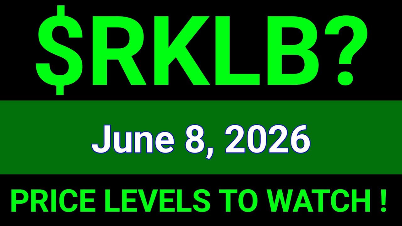 RKLB Stock Technical Analysis | Rocket Lab USA, Inc. | June 8, 2026