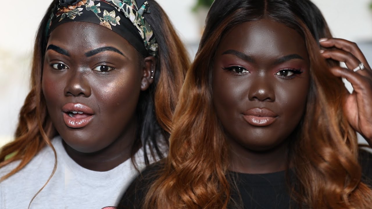 😱 FIXING makeup MISTAKES I’ve made in the PAST - Dark Skin  || Nyma Tang