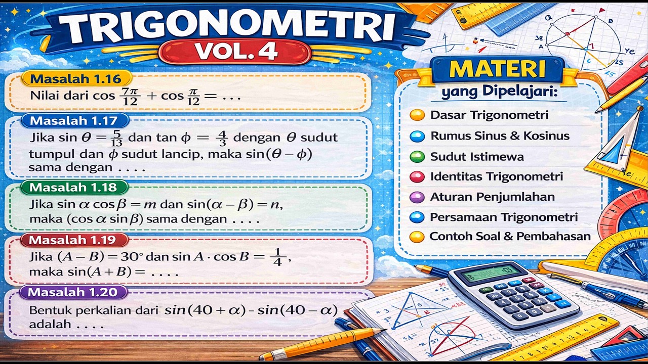🔥TRIGONOMETRI Vol. 4 | SOAL TRIGONOMETRI YANG SERING MENJEBAK!!!!!!!!!!! 🔥🔥🔥🔥🔥🔥🔥