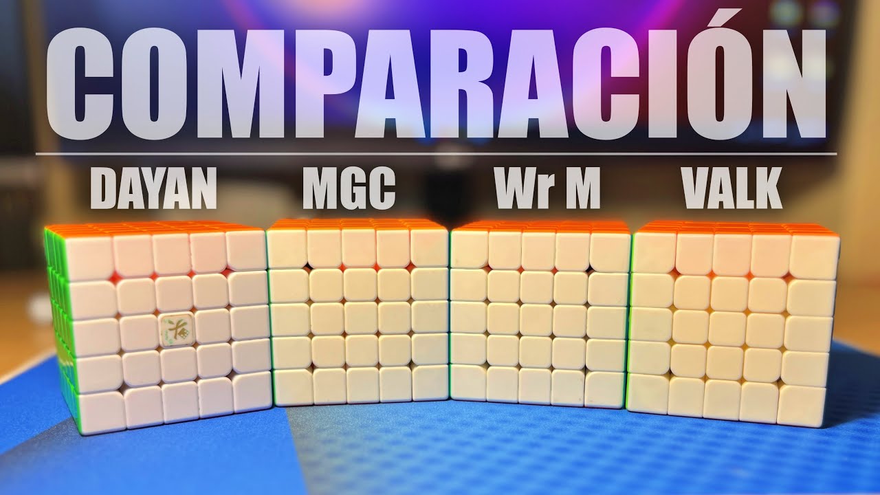 Comparación Mejores Cubos 5x5 | Top Cubos 5x5 | Valk 5 vs Wr M vs MGC vs Dayan 🔥