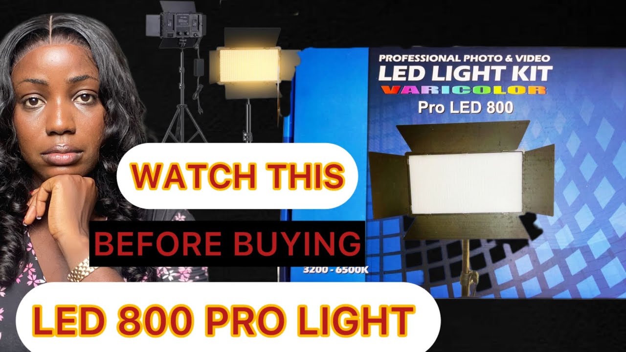СМОТРИТЕ! Прежде чем покупать инструменты для съёмки контента (LED 800 Pro + штатив) 