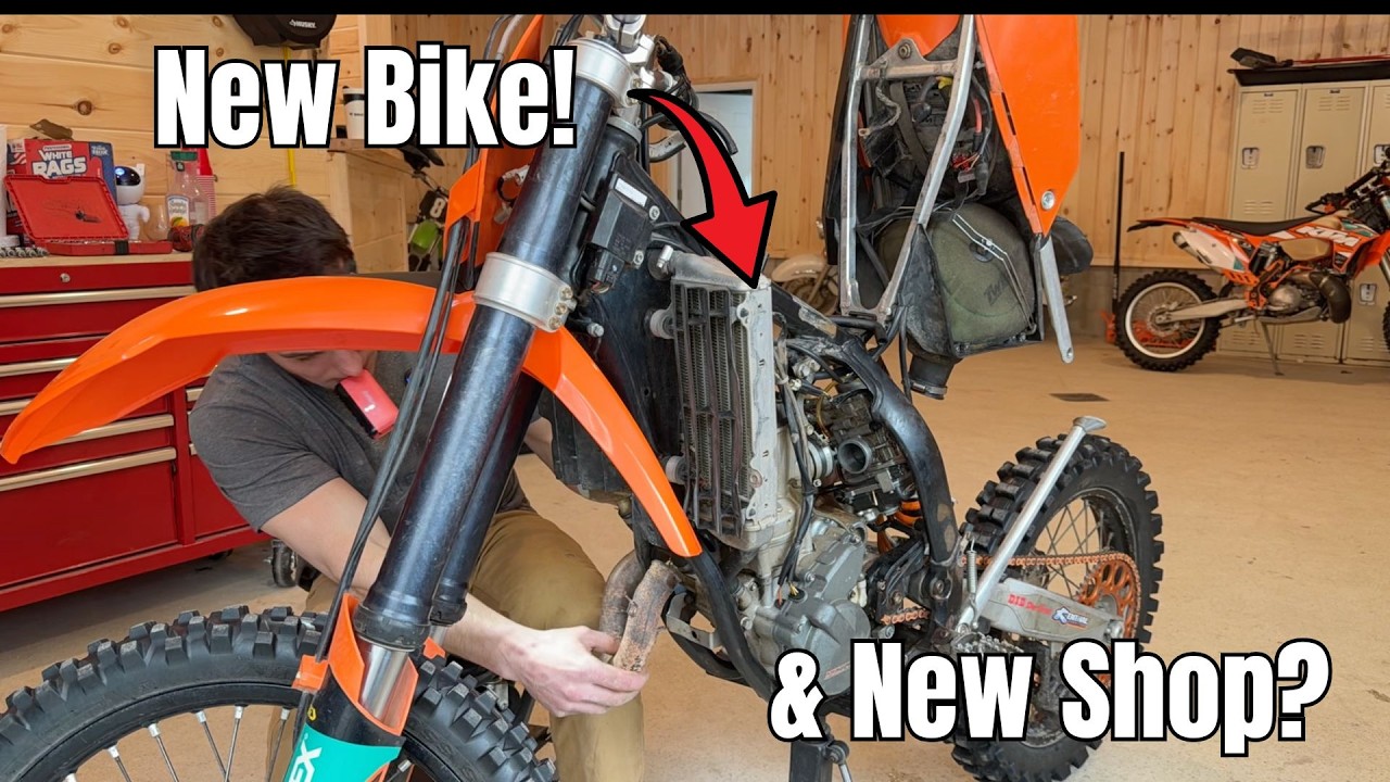 2008 KTM 250 XCFW ⎸ Starter Replacement ⎸ New Shop