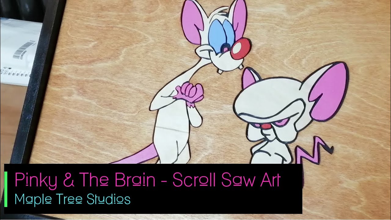 Pinky & The Brain   Scroll Saw Art