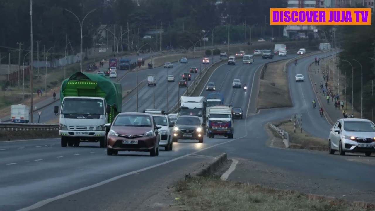 JUJA TOWN HIGHWAY - EVENING CAR SHOTS - 21st July 2025