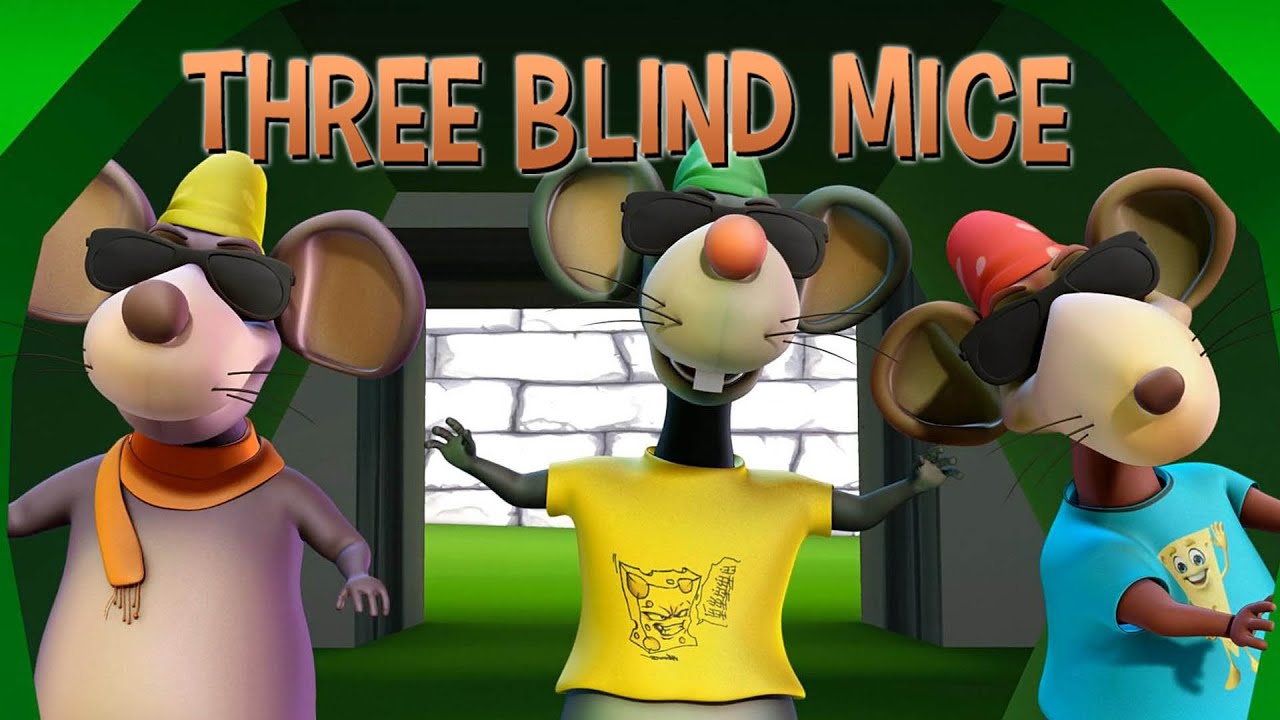Three Blind Mice See How They Run | Nursery Rhymes For Kids