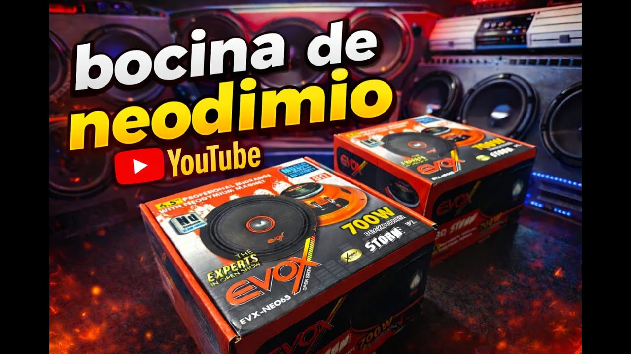BOCINA DE NEODIMIO DE EVOX
