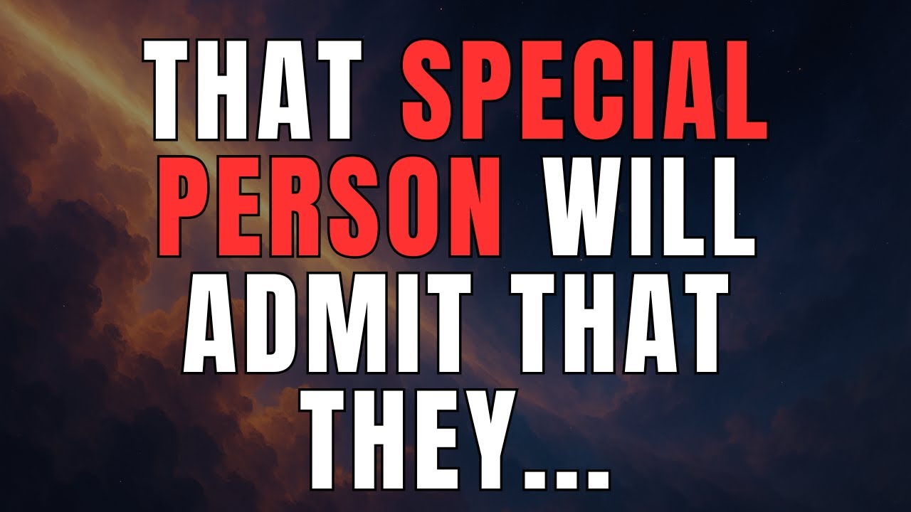 😍❤️ That Special Person Will ADMIT That They... | Angel Messages