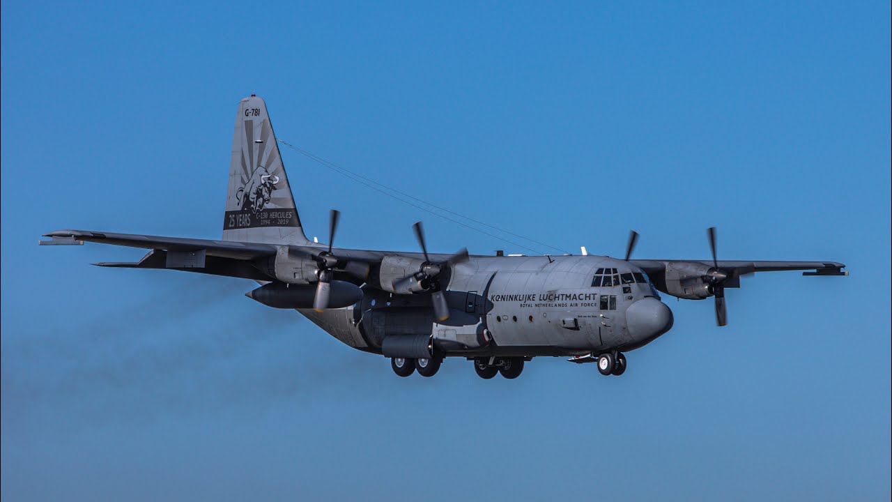 C-130H Hercules op Twente Airport