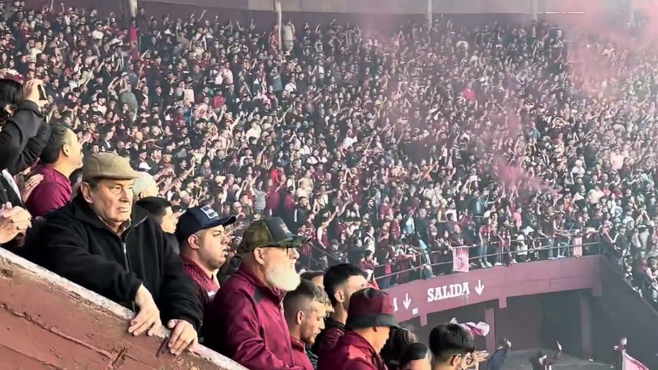 Recibimiento Lanús ante 50.000 Granates, semifinal de la Sudamericana 2025
