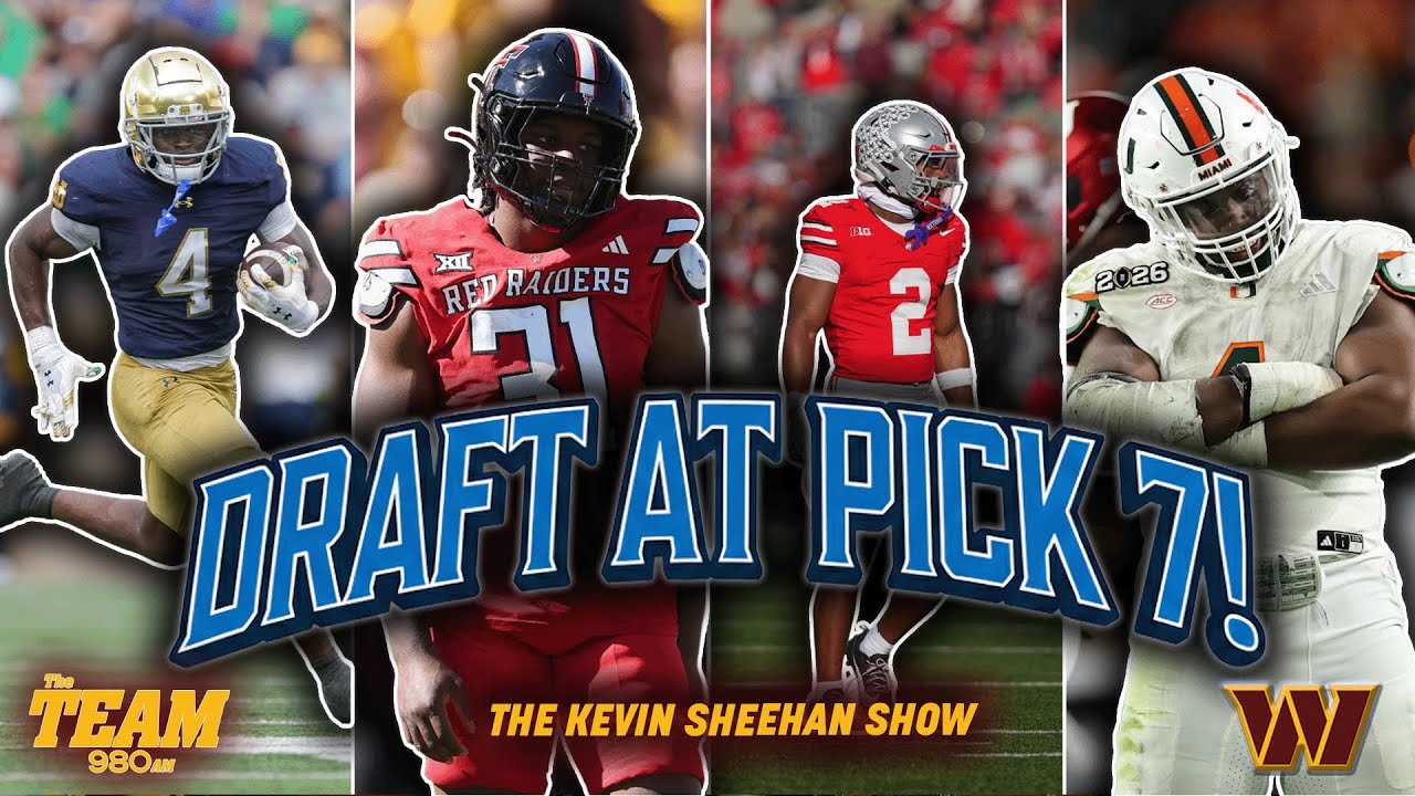 The Commanders' Top Prospects To Pick In The NFL Draft!