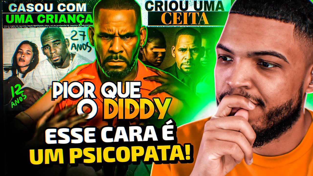 ENTENDA O CASO R. KELLY! ELE É PIOR QUE O DIDDY? | REACT DO JOTA
