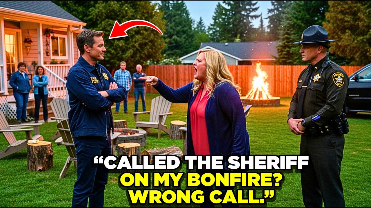 HOA Karen Called the Sheriff on My Bonfire Then Discovered I’m the Fire Chief Who Trained Him