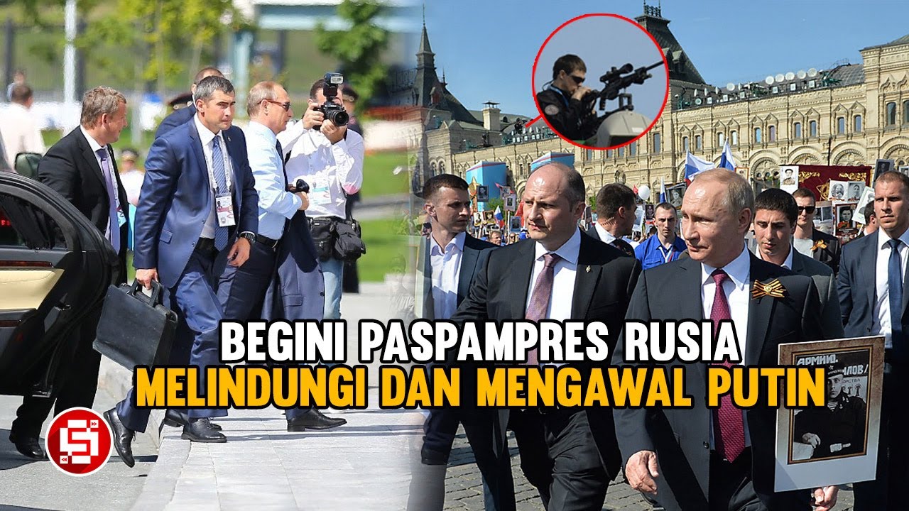 Pengamanan Super Ketat Vladimir Putin !! Begini Sistem Keamanan Presiden Rusia