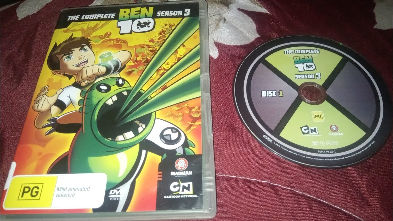 Opening and Closing to Ben 10 season 3 DVD 2008