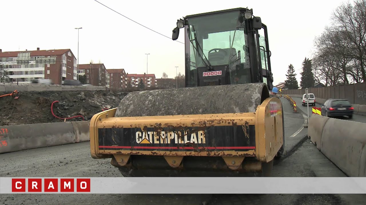 Cat CS 583E -- Selvg&aring;ende singelvals fra Cramo