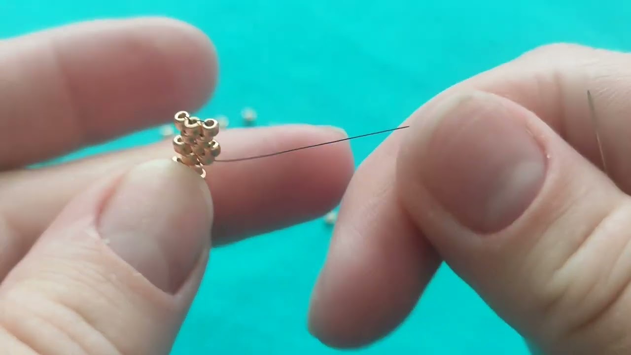 mosaic weaving with beads
