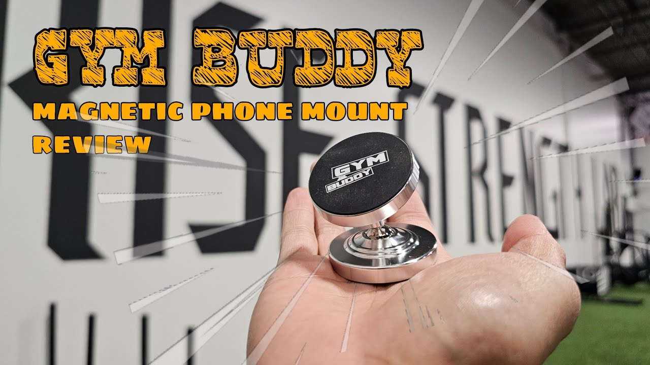 GYM BUDDY Magnetic Phone Holder Review (the hardest review I've ever done!)
