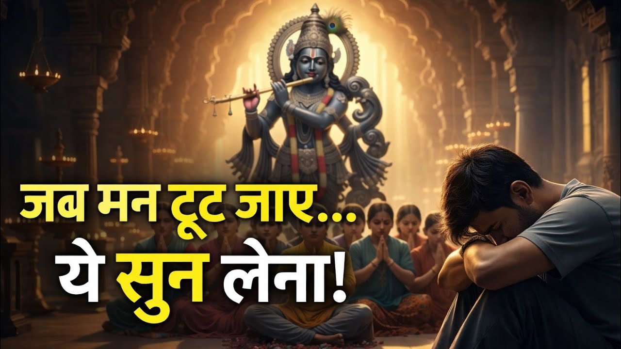 अकेला मत समझ खुद को… कृष्ण हर कदम साथ हैं! | Krishna Motivational Speech | Geeta Saar | Krishna Vani