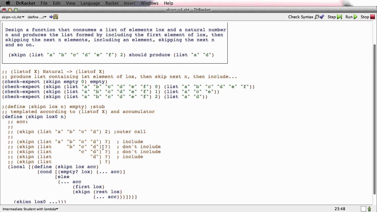 Practice Problem - skipn Part 2