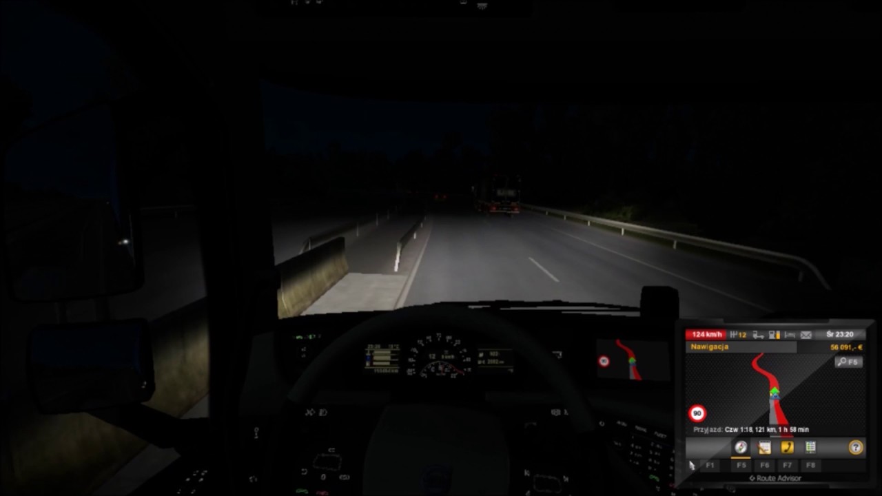 Timelapse ETS2 #3 Nantes - Le Mans DLC Francja (315 km)