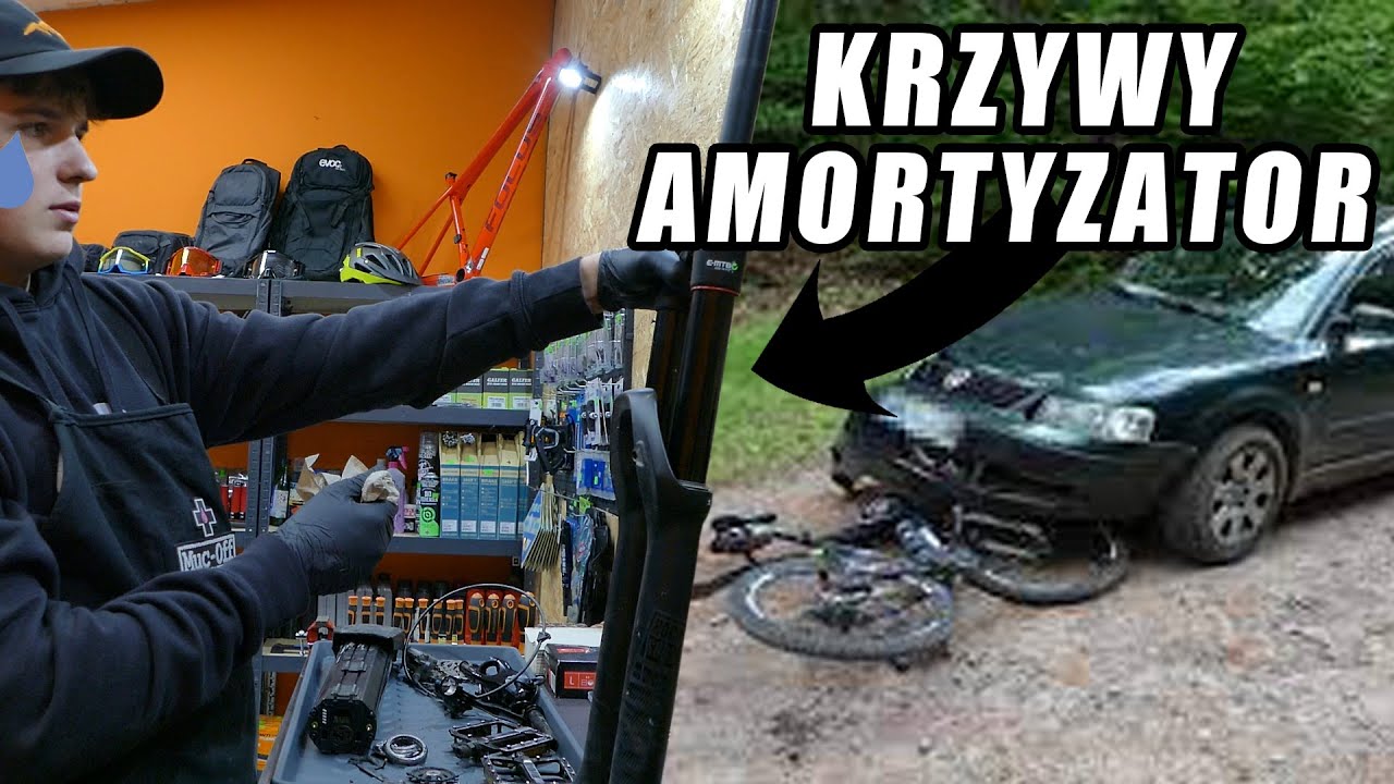 WJECHAŁ AUTEM W ROWER - SERWIS LAPIERRE OVERVOLT AM