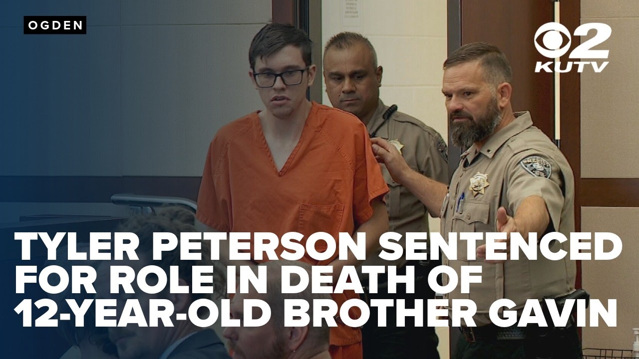 Tyler Peterson sentenced for role in death of 12-year-old brother Gavin