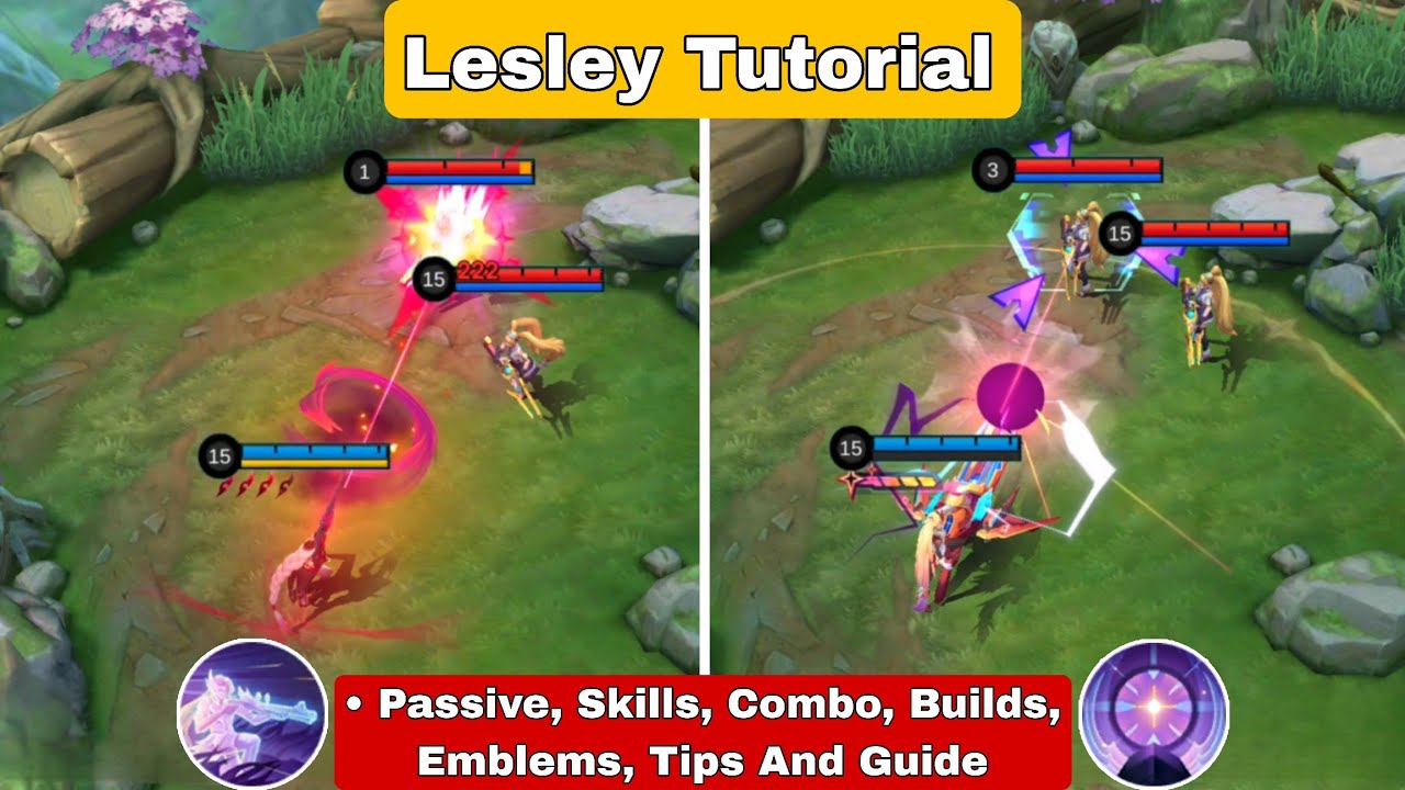 Как использовать Lesley Mobile Legends | Советы и руководство | Учебное пособие по Lesley