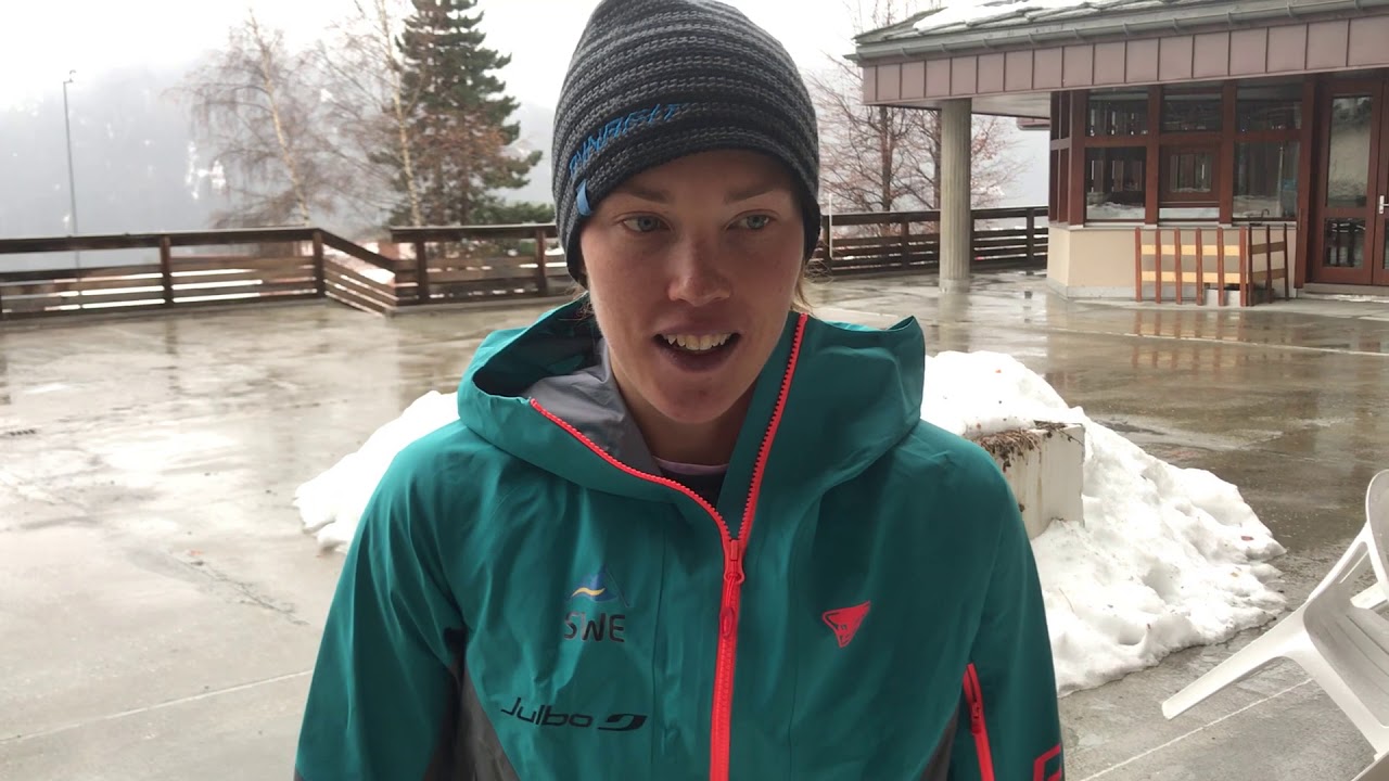 Tove Alexandersson om premiären i skidalpinism