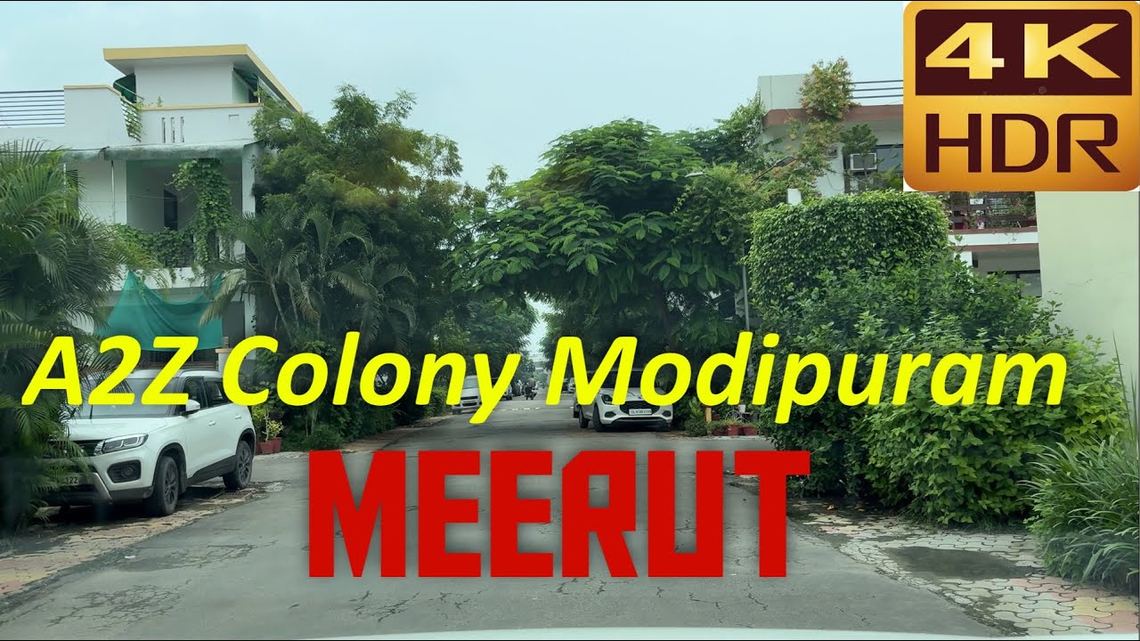 A2Z colony Meerut 4K tour| August 2025| Modipuram #plots #meerut #realestate #homedecor #a2z 