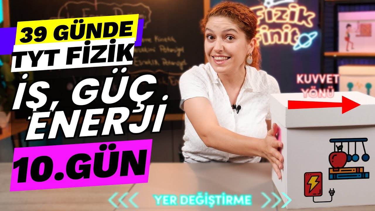 İş Güç Enerji Kavramları  | 39 Günde TYT Fizik Kampı |10. gün