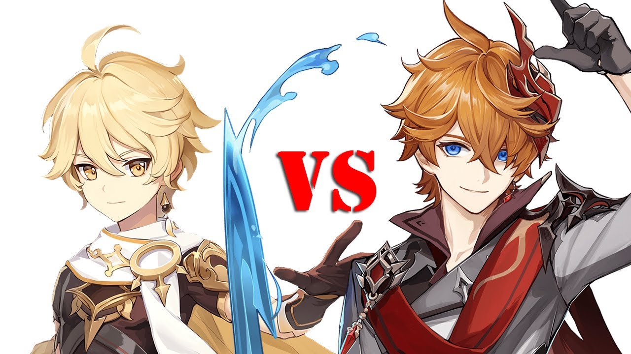 Solo Aether(Traveler) vs Childe lv80 (WL6 / No Buff / Pure F2P)!!