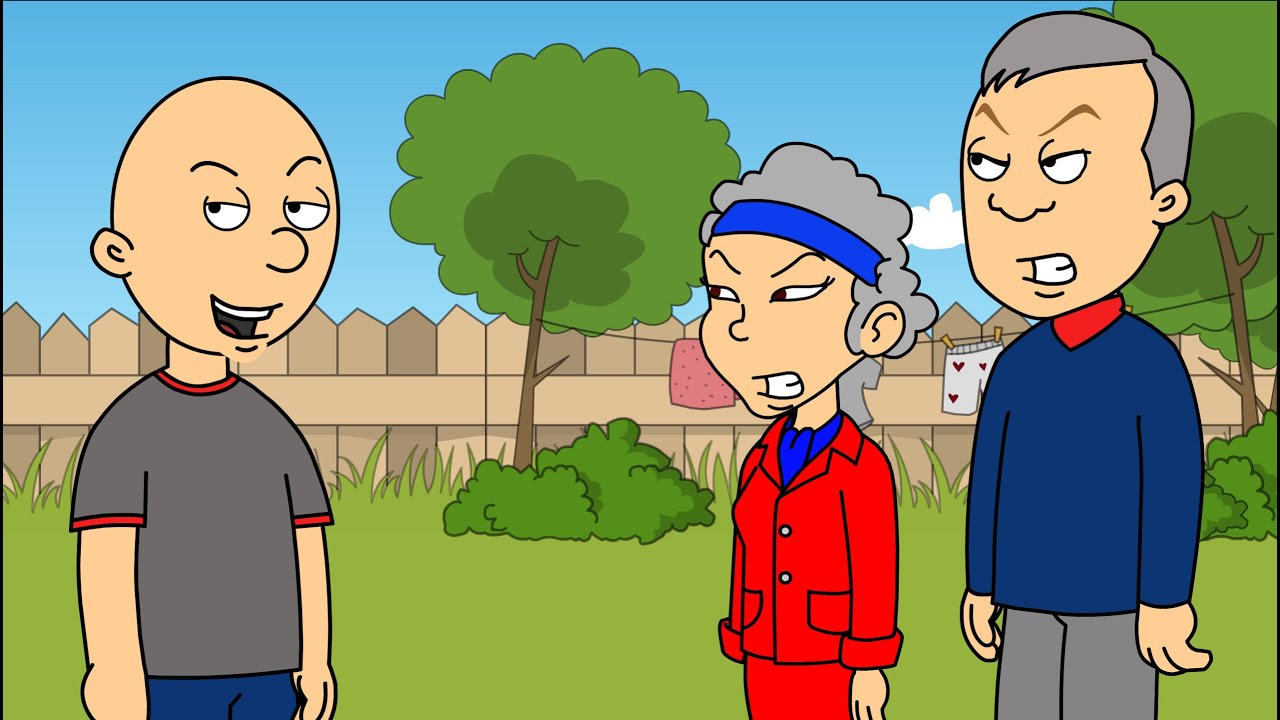 Classic Caillou Misbehaves At His Grandparent's House/Grounded
