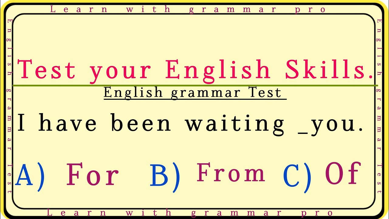 Mixed English Grammar test ✨ Test your English Skills 