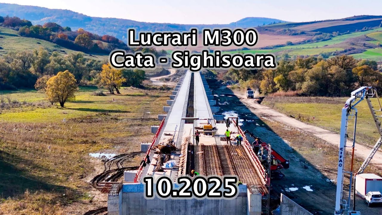 Lucrări M300 - Lot 3 - Caţa-Sighişoara - 10.2025