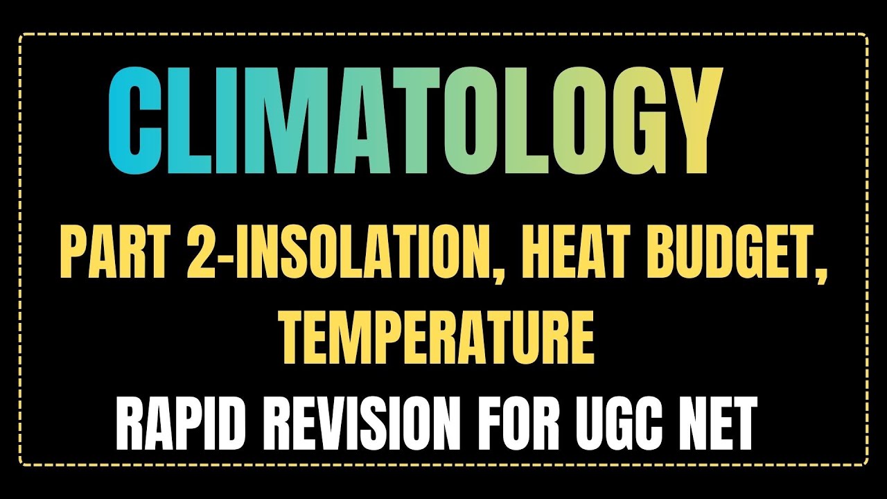 CLIMATOLOGY-Part 2