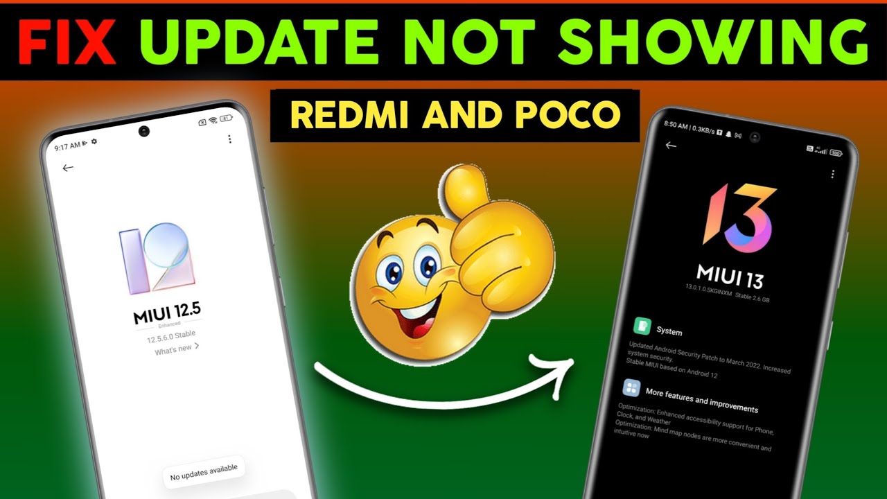 Fix - MIUI 13 Update Not Showing In Redmi And Poco Devices⚡⚡ | UPDATE MANUALLY