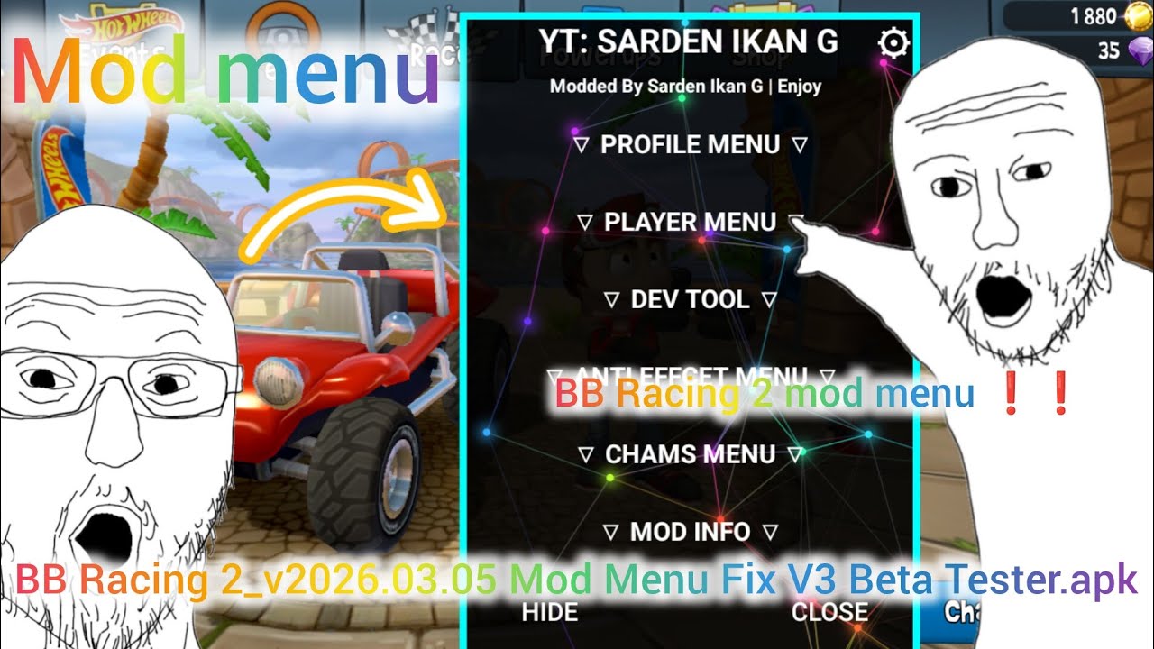 BB Racing 2_v2026.03.05 Mod Menu Fix V3 Beta Tester.apk link download mediafire hack