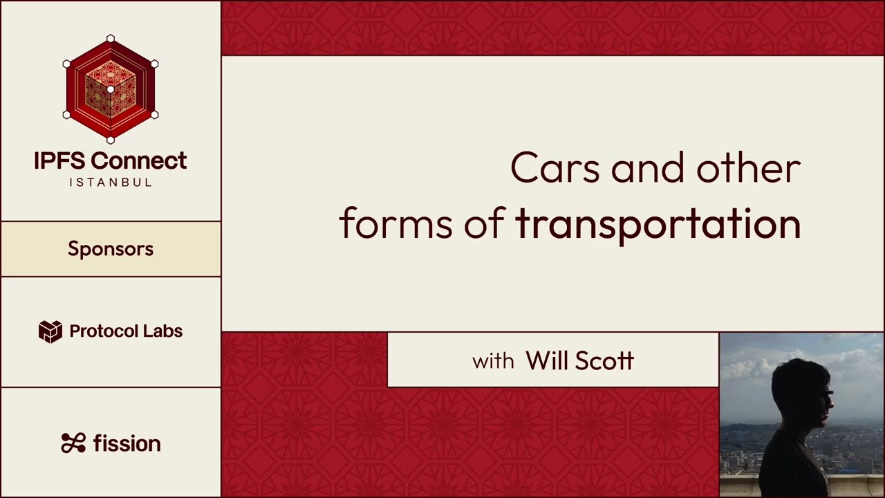 IPFS Connect Istanbul 2023: Cars and Other Forms of Transportation