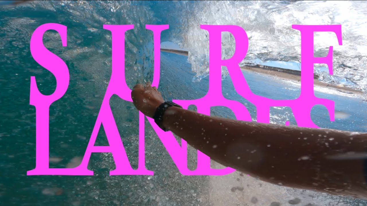 SURF en POV dans les LANDES (FRANCE)